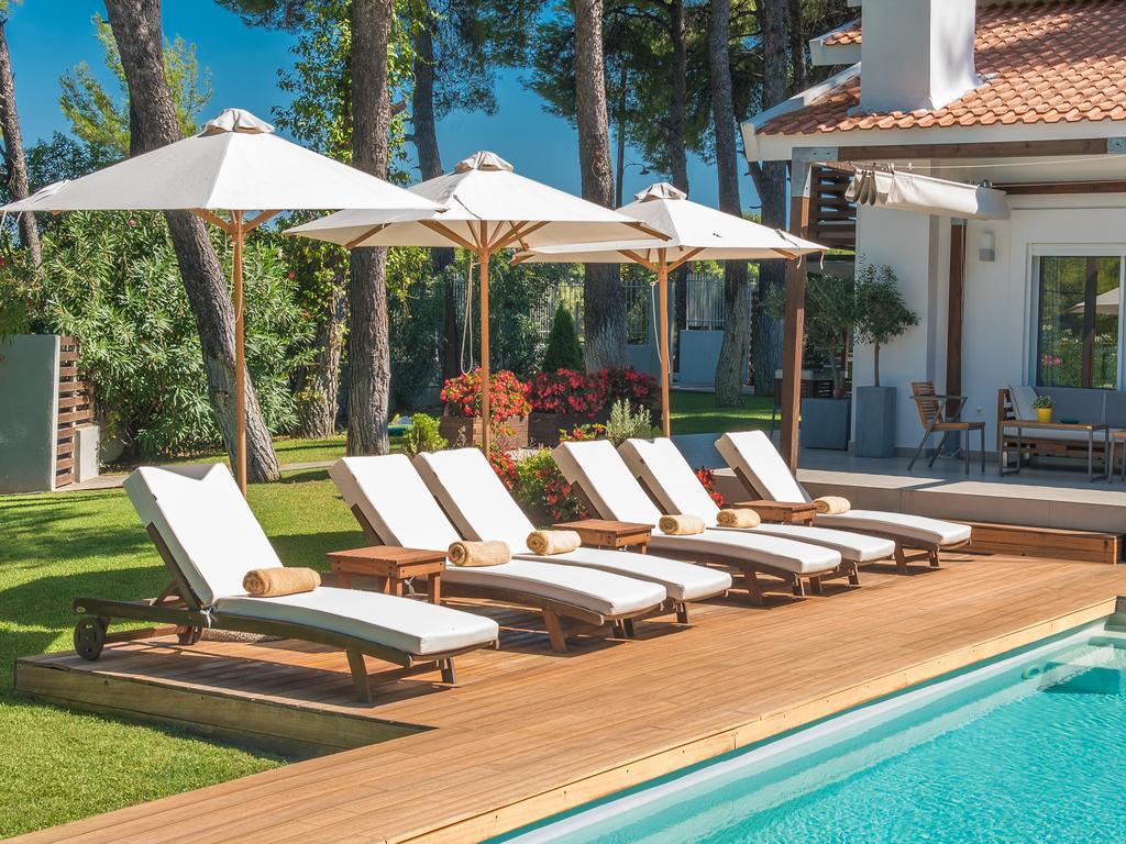 The White Villa At Sani Sani  Luaran gambar
