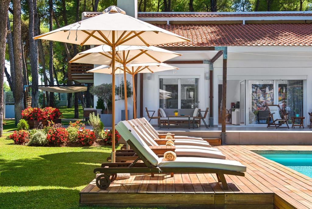 The White Villa At Sani Sani  Luaran gambar